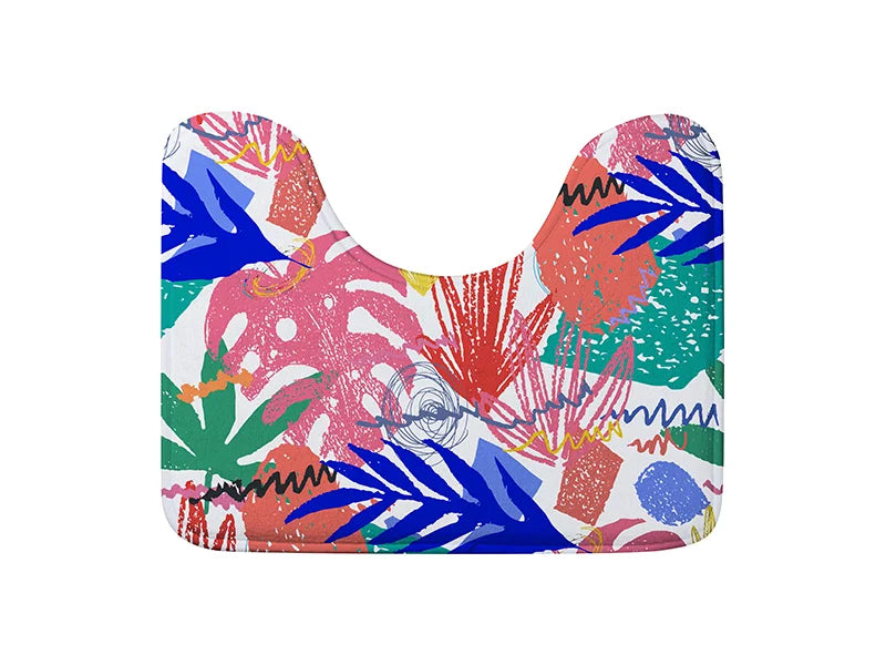 Sublimation Blanks Contour Toilet Mat (40*50cm)