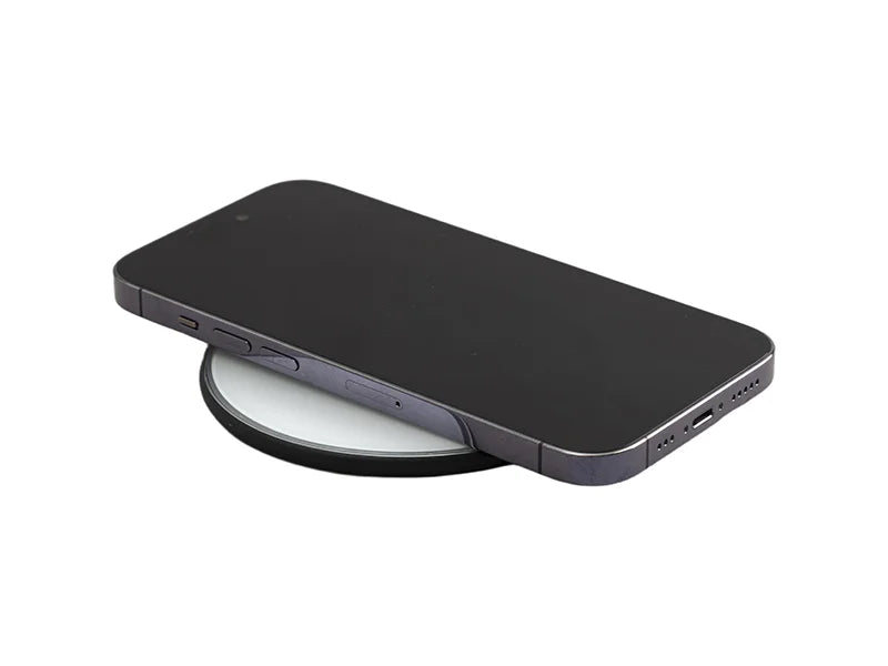 Sublimation Black Round Wireless Charger