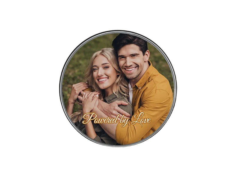 Sublimation Black Round Wireless Charger