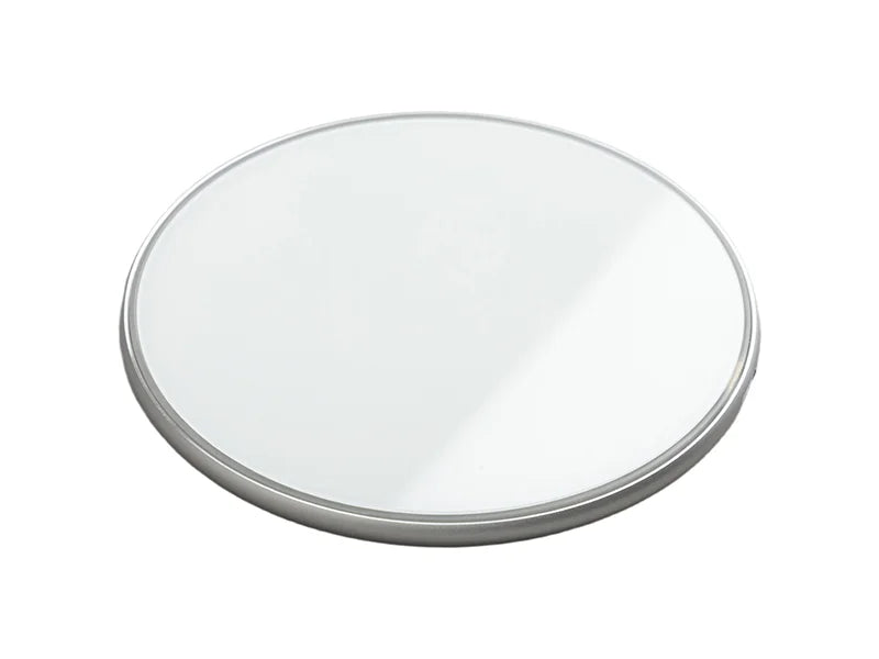Sublimation Silver Round Wireless Charger
