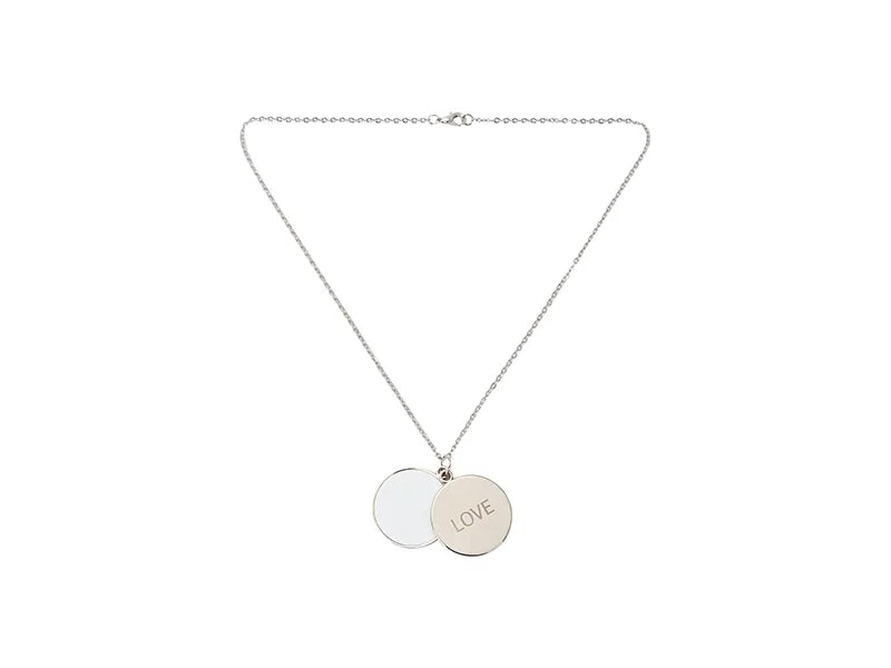 Sublimation Blanks Round Shape Love Sliding Locket