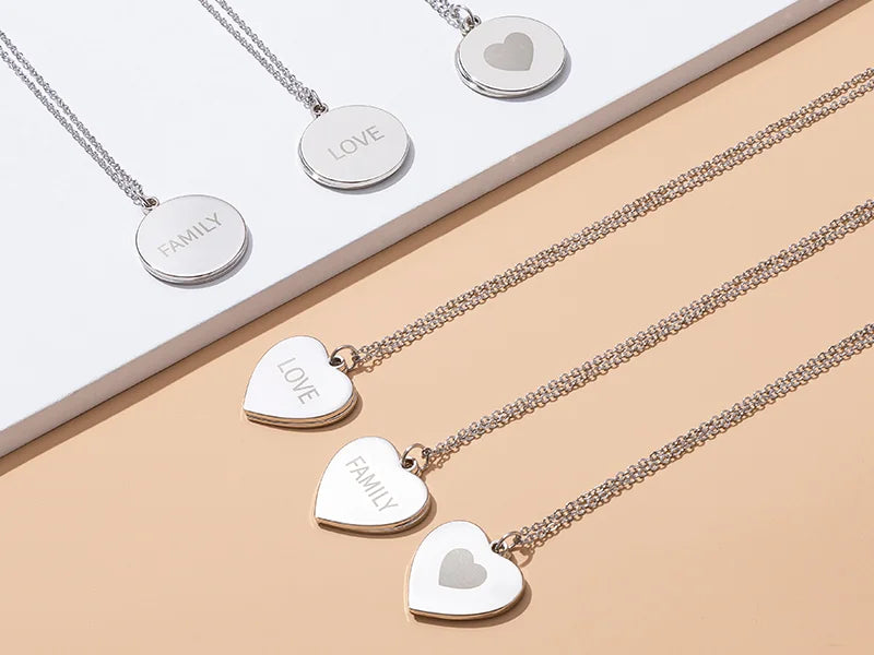 Sublimation Blanks Round Shape Family Sliding Locket