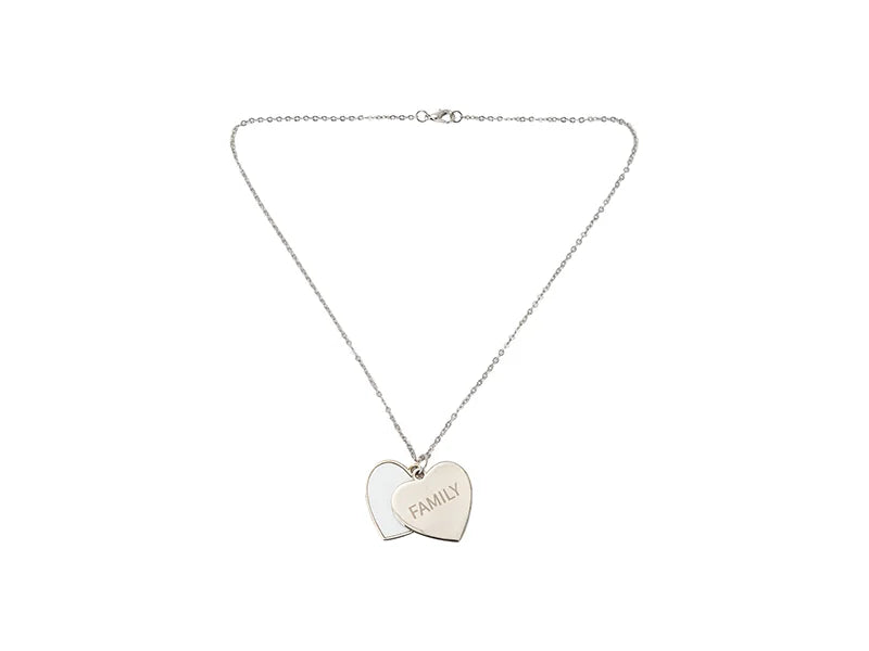 Sublimation Blanks Heart Shape Family Sliding Locket