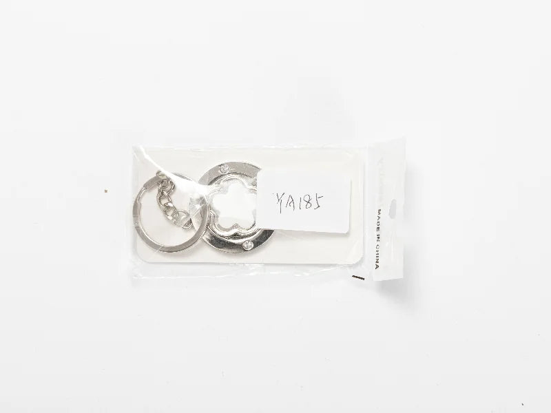 Sublimation Blank Metal Rotatable Keychain(Flower)