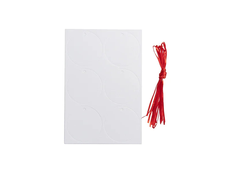 Sublimation Air Freshener(Round, 6pcs/sheet)