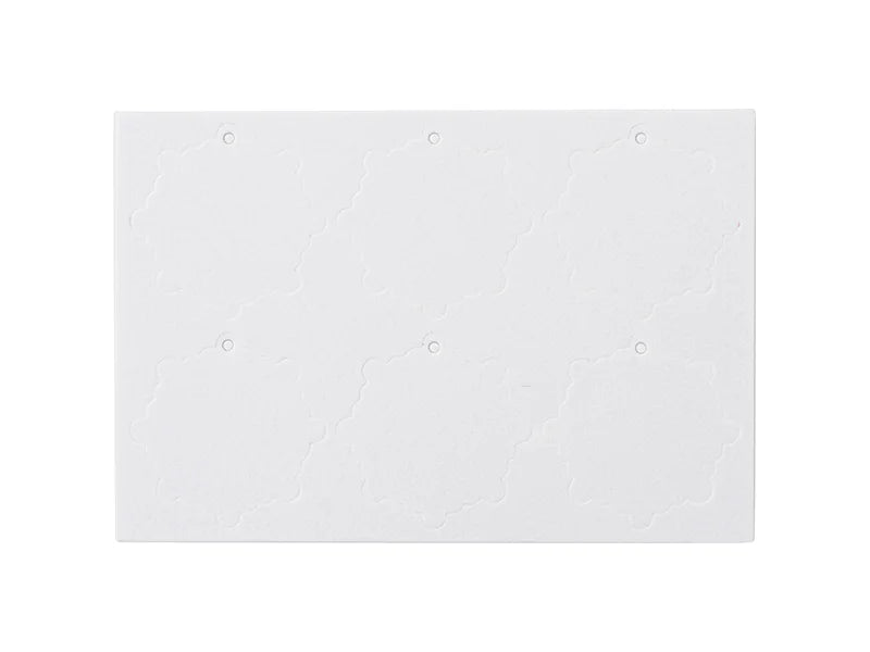 Sublimation Blanks Air Freshener (Snowflake, 6pcs/sheet)