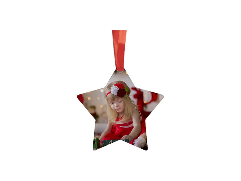 Sublimation Acrylic Ornament(Star, 7.6*7.6*0.2cm)