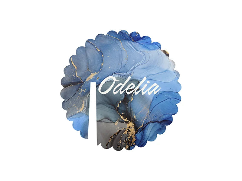 Sublimation Blanks Acrylic Drink Tags (φ5*0.4cm,Wavy Shape)