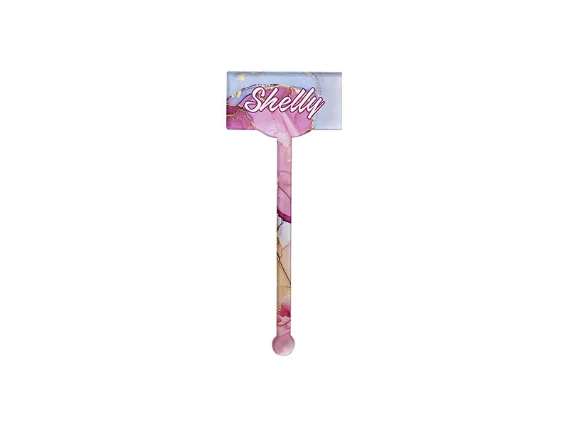 Sublimation Blank Acrylic Drink Stirrer (Short)