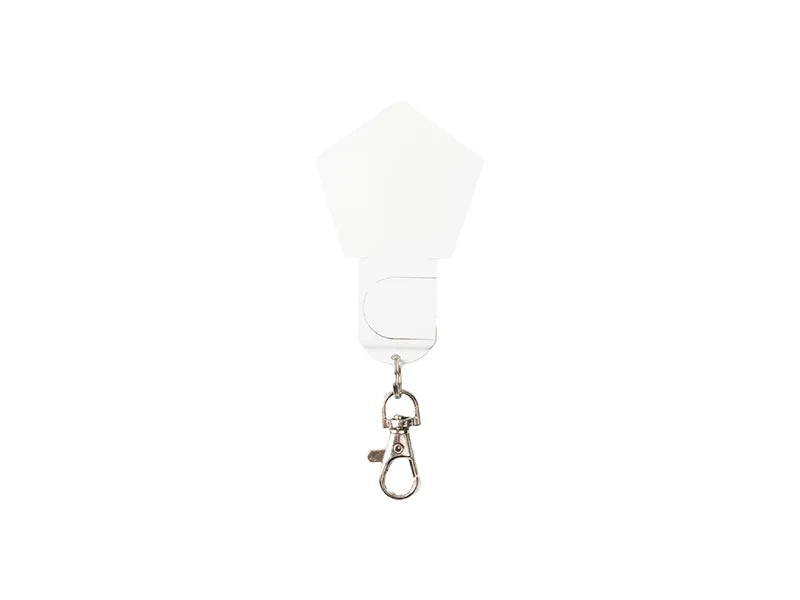 Sublimation Blanks Colorful LED Acrylic Light Up Keyring(Diamond shape,7 colors)
