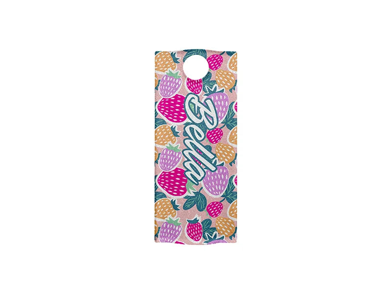 Sublimation Blanks Acrylic Glitter Name Tag for 40oz Stanley Swivel lid (7.8*3.2*0.4cm)