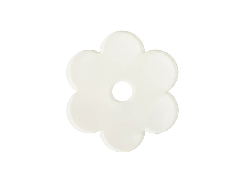 Sublimation Blanks Acrylic Name Tag (8.1*8.1*0.4cm,Peach Blossom Shape)