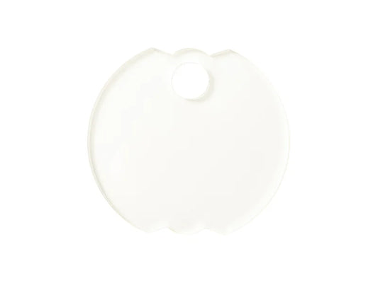 Sublimation Blanks Acrylic Name Tag (φ6.5*0.4cm,Bud Shape)