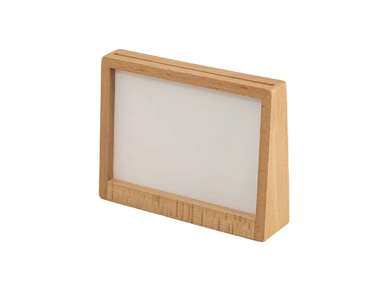 Sublimation 7inch Beech Wood Photo Frame with Acrylic Insert