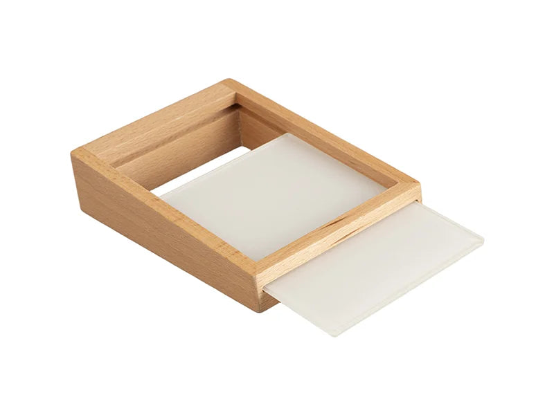 Sublimation 7inch Beech Wood Vertical Photo Frame with Acrylic Insert