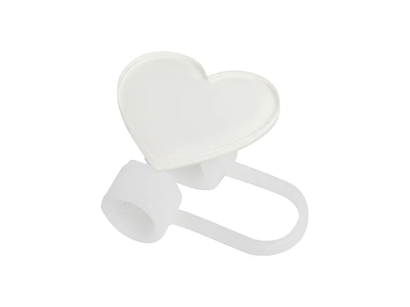 Sublimation Blank Acrylic Sticker for Straw Cover(2.7*3*0.2cm,Heart shape)