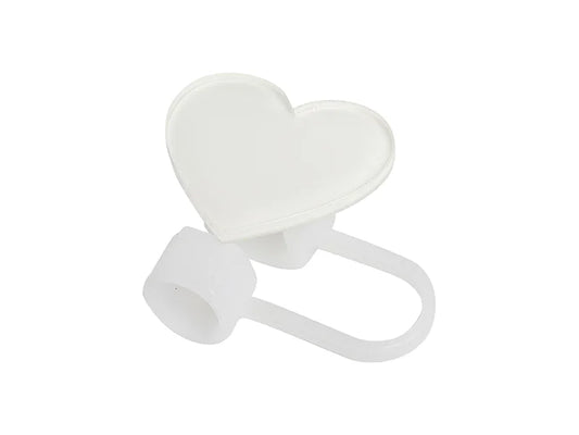 Sublimation Blank Acrylic Sticker for Straw Cover(2.7*3*0.2cm,Heart shape)