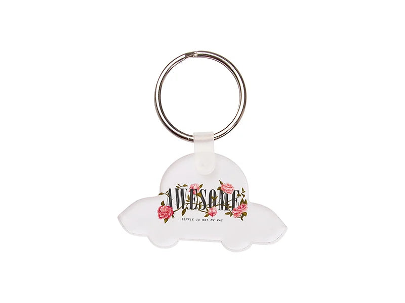 Sublimation Acrylic Keyring (Car, 5.5*3.5*0.4cm)