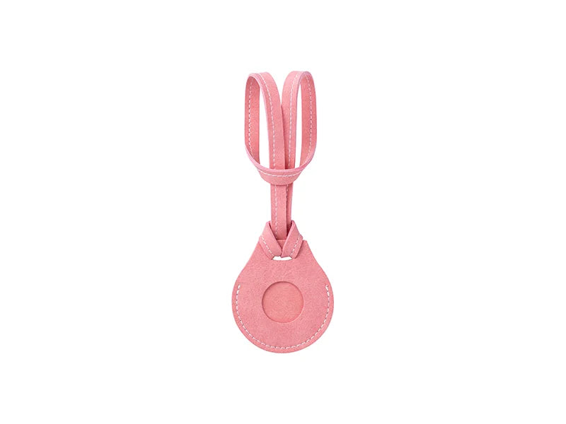 Sublimation Blanks PU AirTag Holder Bag Charm with Strap