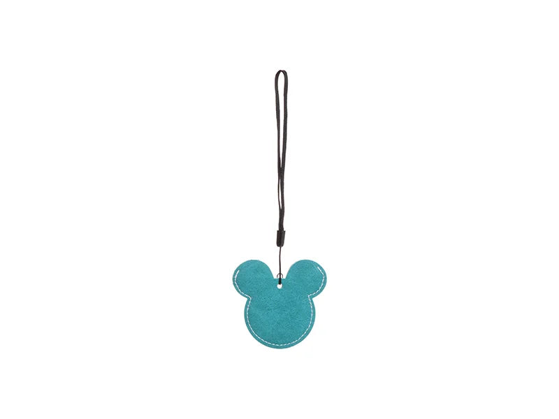 Sublimation Blanks PU AirTag Cover Pendant(Mickey Mouse, Green)