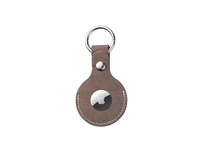 Sublimation Blanks PU AirTag Keychain Holder