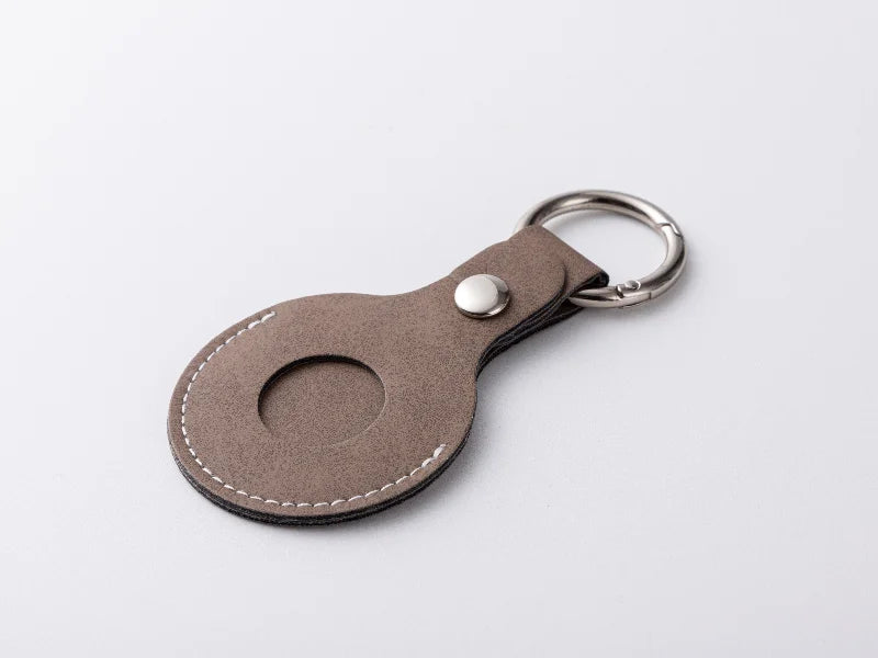 Sublimation Blanks PU AirTag Keychain Holder