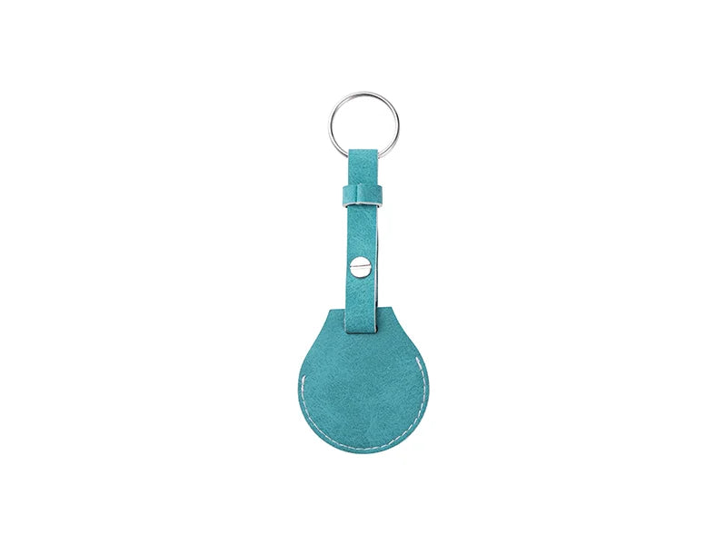 Sublimation Blanks PU AirTag Keychain Holder (Long Strap)