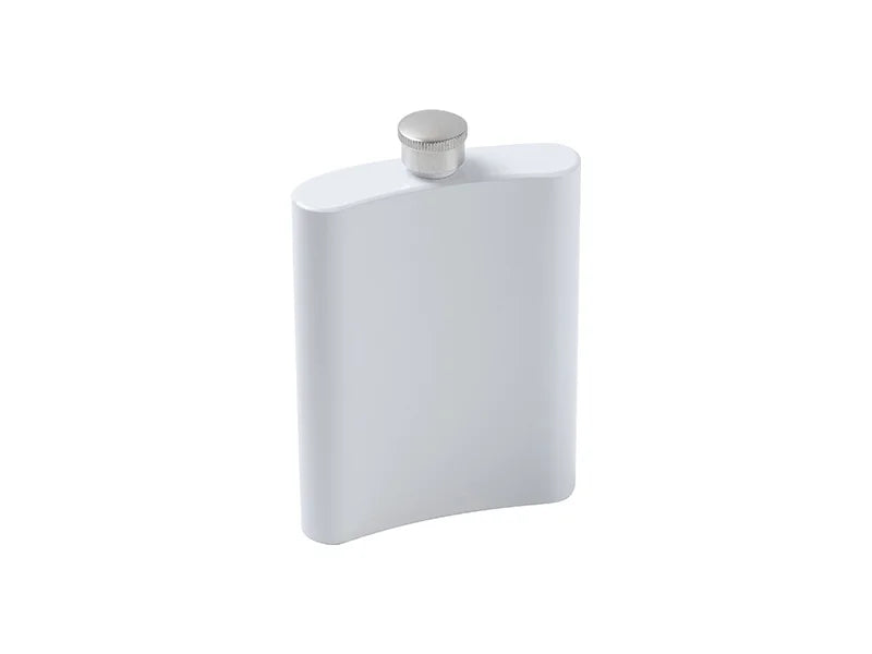 8oz White Sublimation Stainless Steel Flask