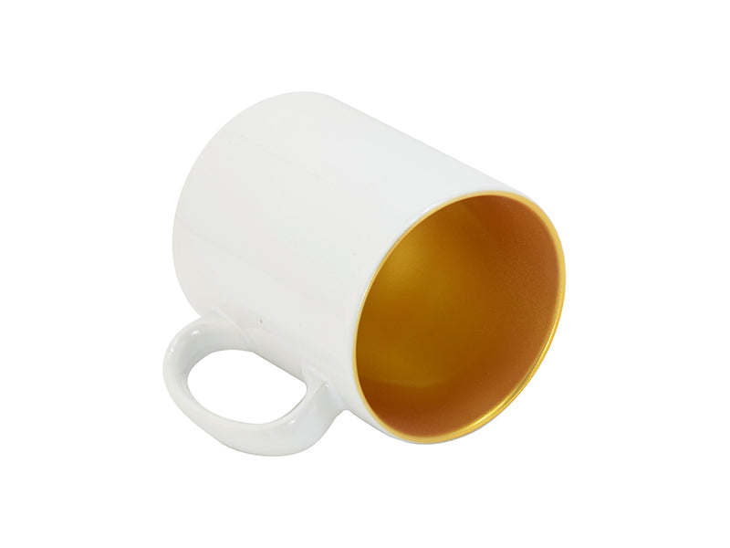 Sublimation 10oz Inner Sparkle mug (Gold)