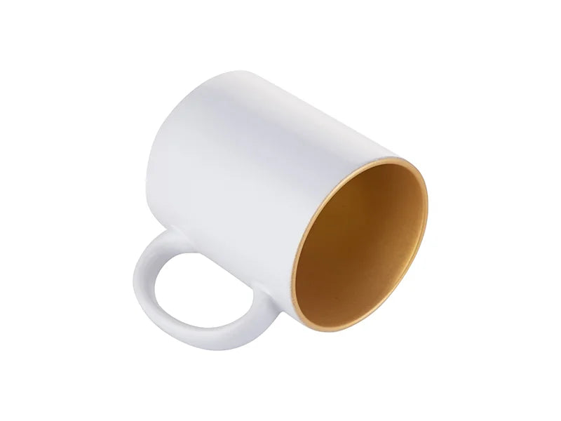 Sublimation 11oz Inner Sparkle Mug (Gold)