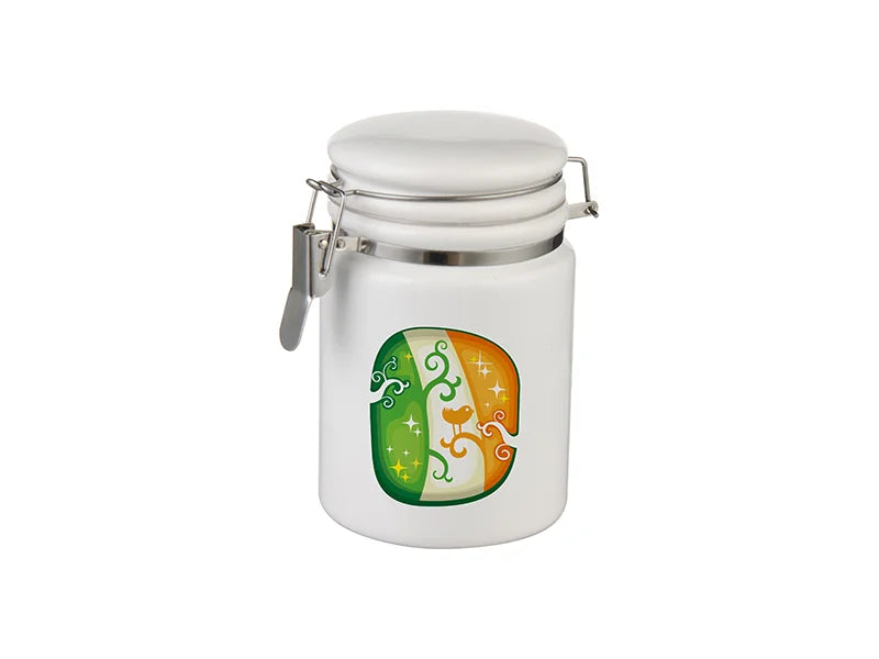 Sublimation 14oz Ceramic Storage Jar with Bale Closure
