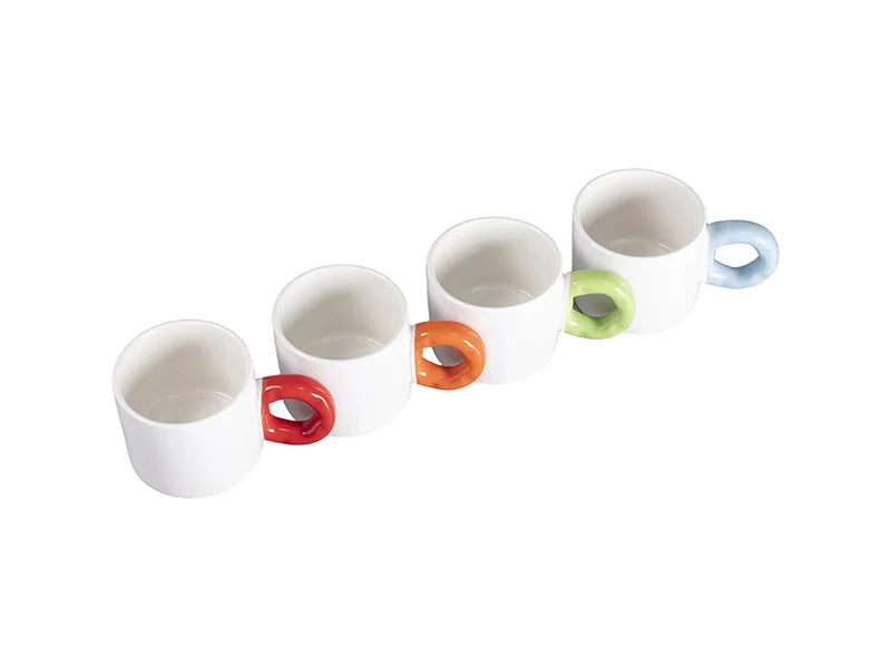Sublimation 9oz/280ml White Mug with Donut Handle