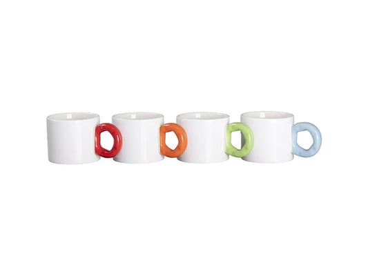 Sublimation 9oz/280ml White Mug with Donut Handle