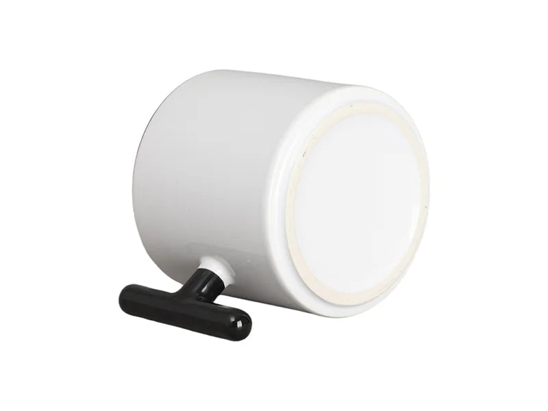 Sublimation 9oz Inner T-Handle Color Mug (Black)