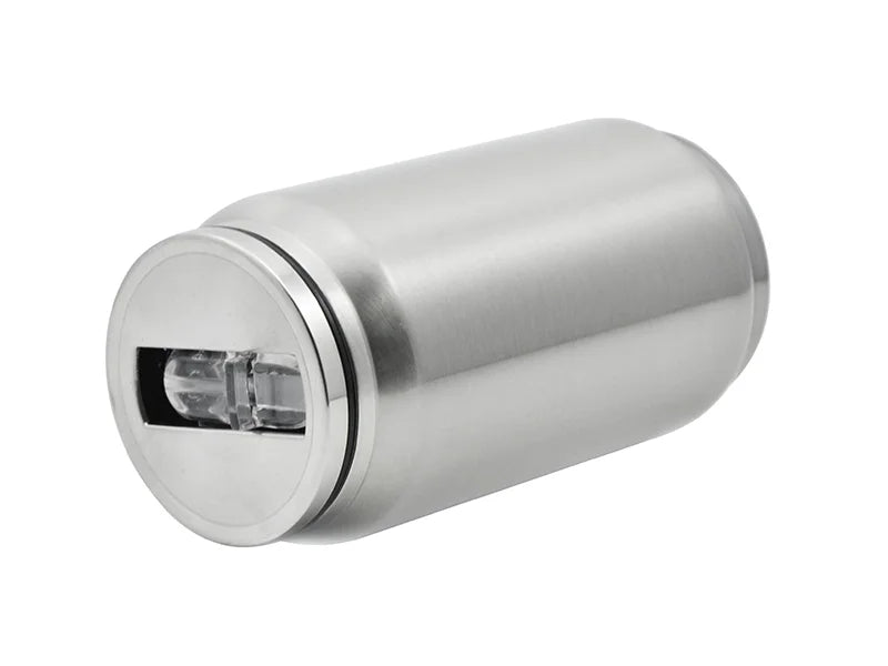 Sublimation 10oz/300ml Stainless Steel Coke Can with Straw(Silver)