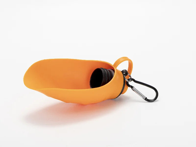 Orange Silicon Pet Drinking Water Dispenser Lid (Suitable for BW19 Cola Bottle)