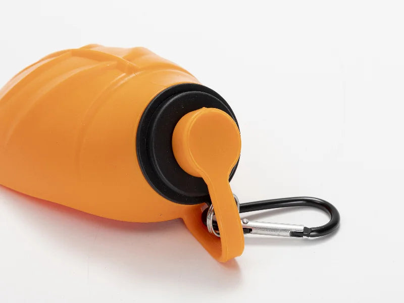 Orange Silicon Pet Drinking Water Dispenser Lid (Suitable for BW19 Cola Bottle)