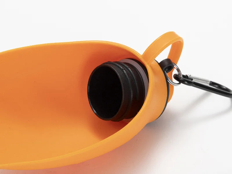 Orange Silicon Pet Drinking Water Dispenser Lid (Suitable for BW19 Cola Bottle)