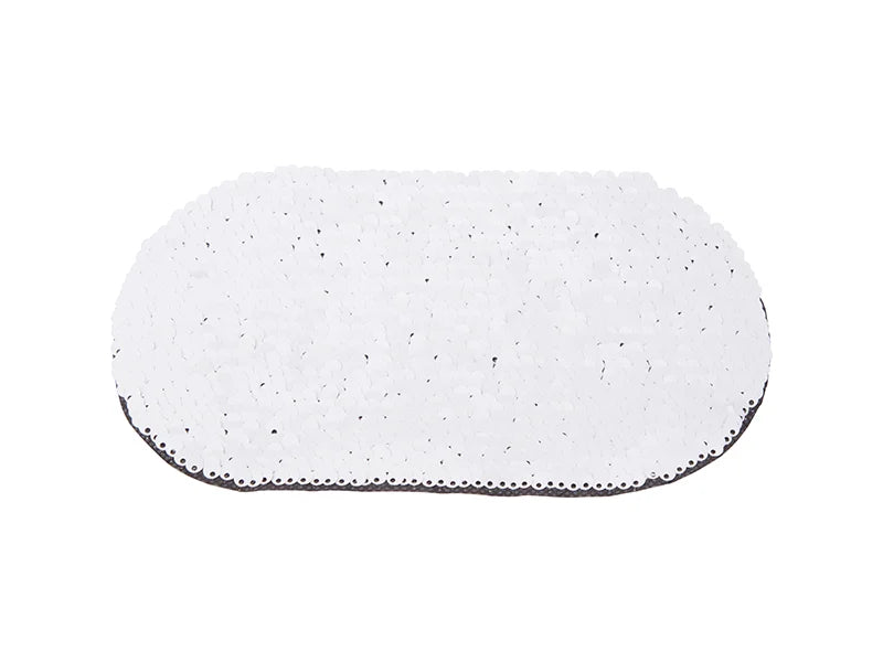 Sublimation Flip Sequins Adhesive (Oval, Champagne w/ White)