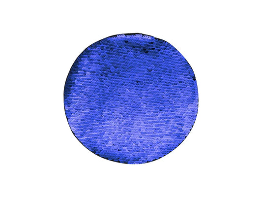 Sublimation Flip Sequins Adhesive (Round ,Dark Blue w/ White)