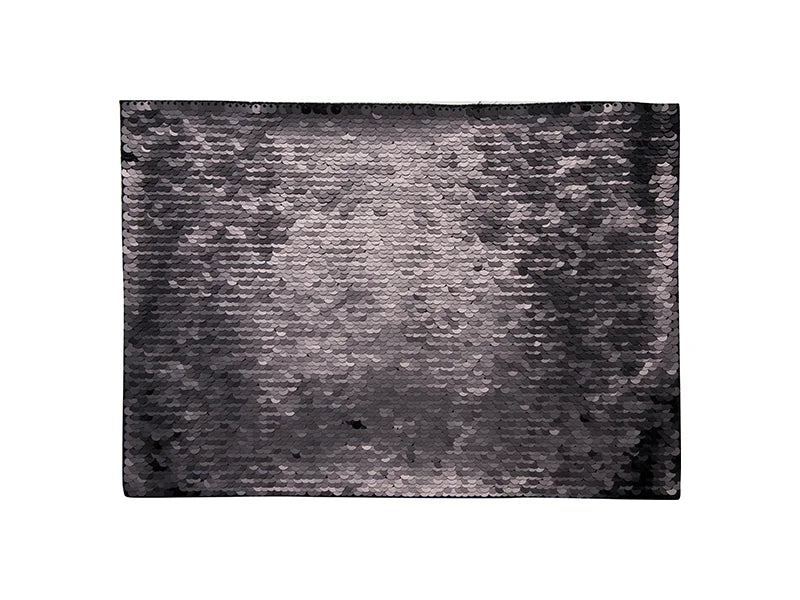 Sublimation Flip Sequins Adhesive (Rect, Black W/ White)