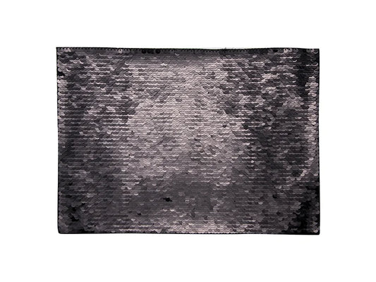 Sublimation Flip Sequins Adhesive (Rect, Black W/ White)