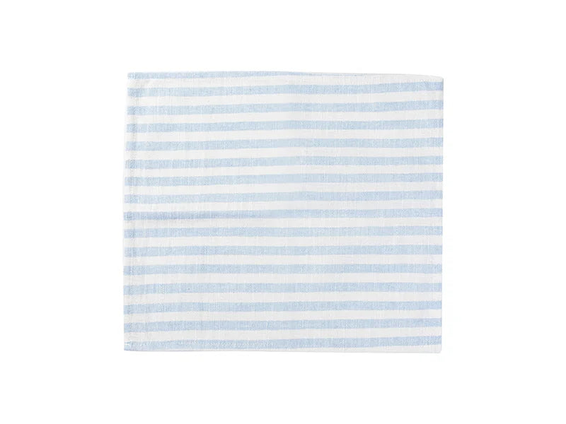Sublimation Blanks Linen Table Mat(40*45cm, Beige and Light Blue Stripe)