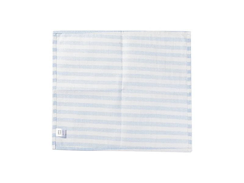 Sublimation Blanks Linen Table Mat(40*45cm, Beige and Light Blue Stripe)