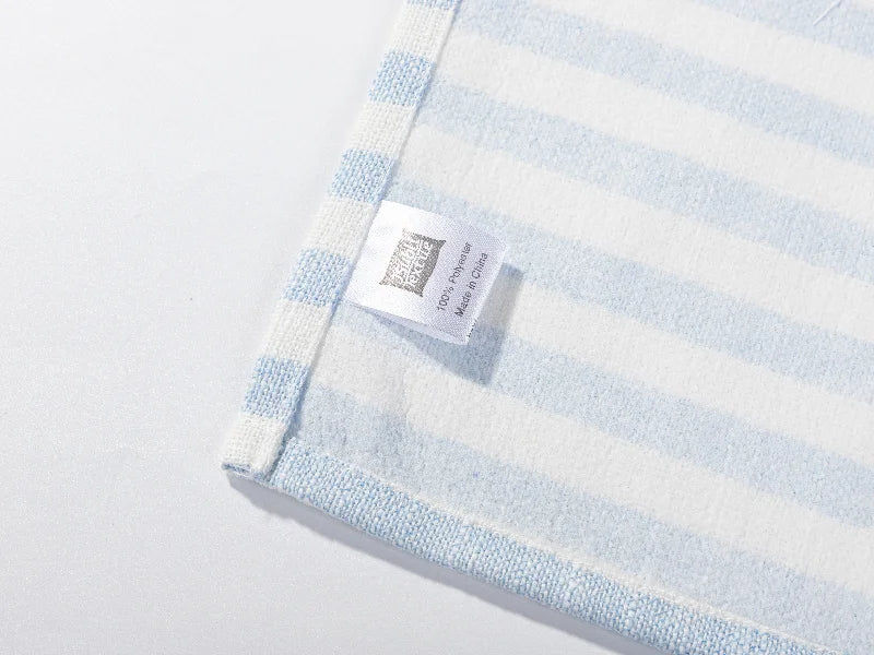 Sublimation Blanks Linen Table Mat(40*45cm, Beige and Light Blue Stripe)