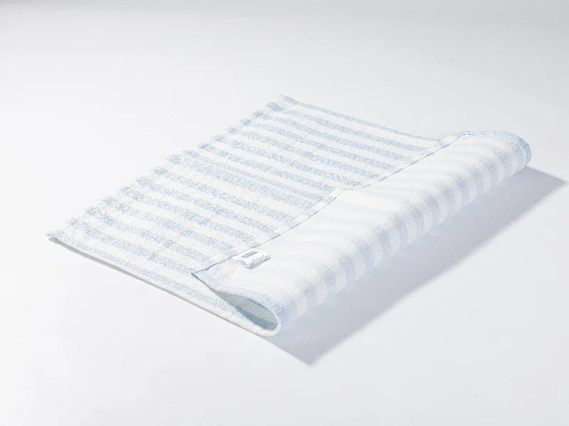 Sublimation Blanks Linen Table Mat(40*45cm, Beige and Light Blue Stripe)