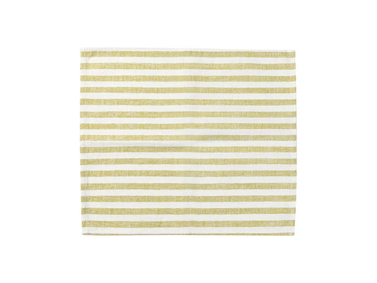 Sublimation Blanks Linen Table Mat(40*45cm, Beige and Light Green Stripe)