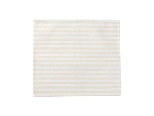 Sublimation Blanks Linen Table Mat(40*45cm, Beige and Light Yellow Stripe)