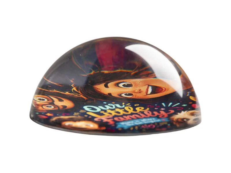 Sublimation Dome Crystal Paperweight φ8cm