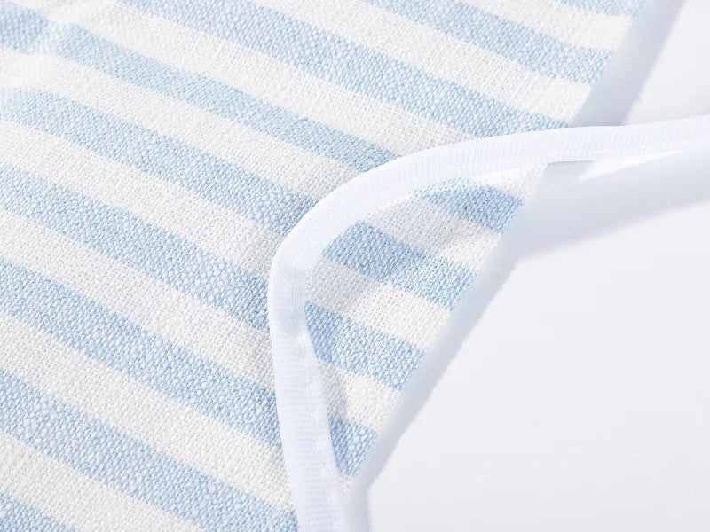 Sublimation Blanks Adult Linen Waist Apron(41*60cm, Beige and Light Blue)